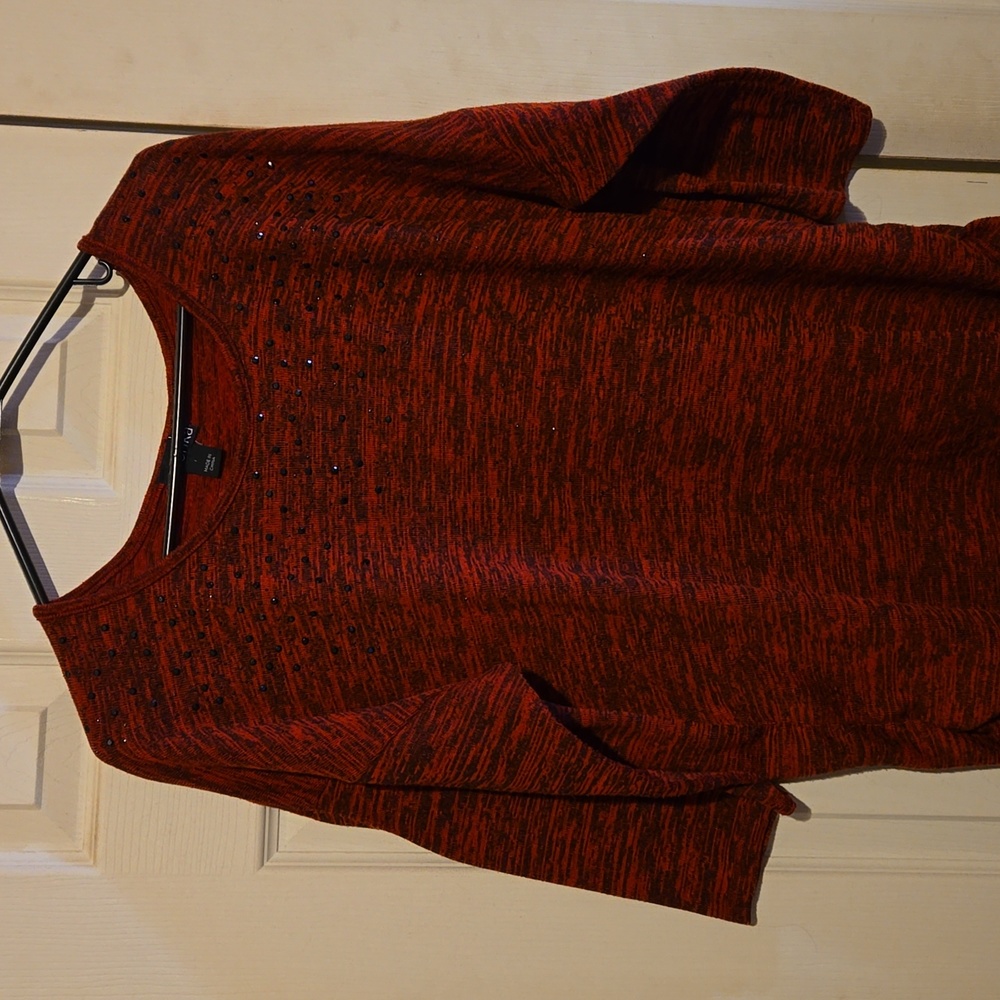 Erika 3/4 sleeve sweater,  size Large